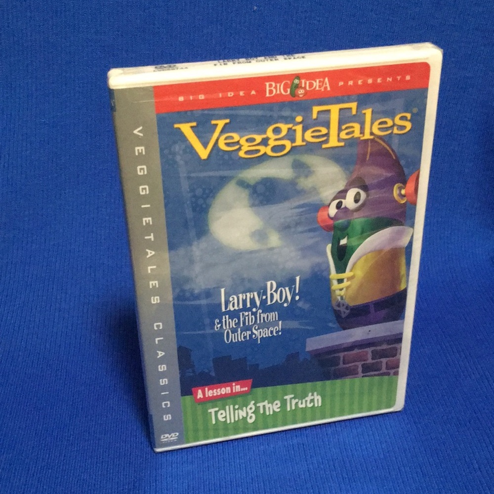 NIP VeggieTales “Larry-Boy! & the Fib from Outer Space!” DVD
